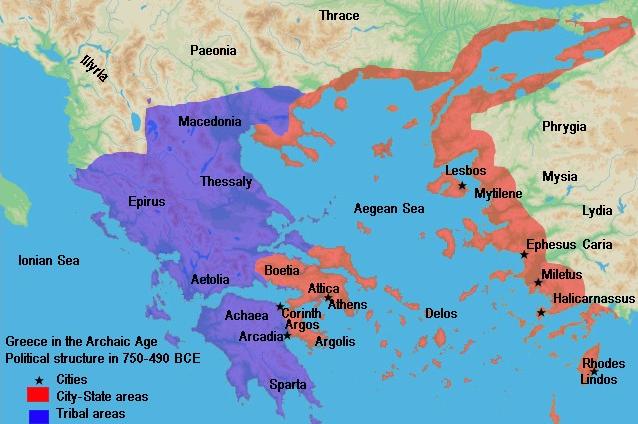 Map of Greece